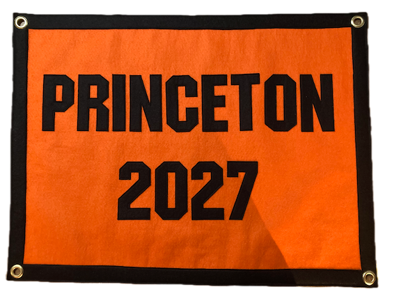 4-Sided *Custom* Wool Felt Banners with Hand Stitched Letters & Borders