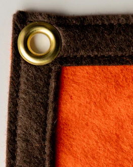Custom 5-Sided Wool Felt Home Flag