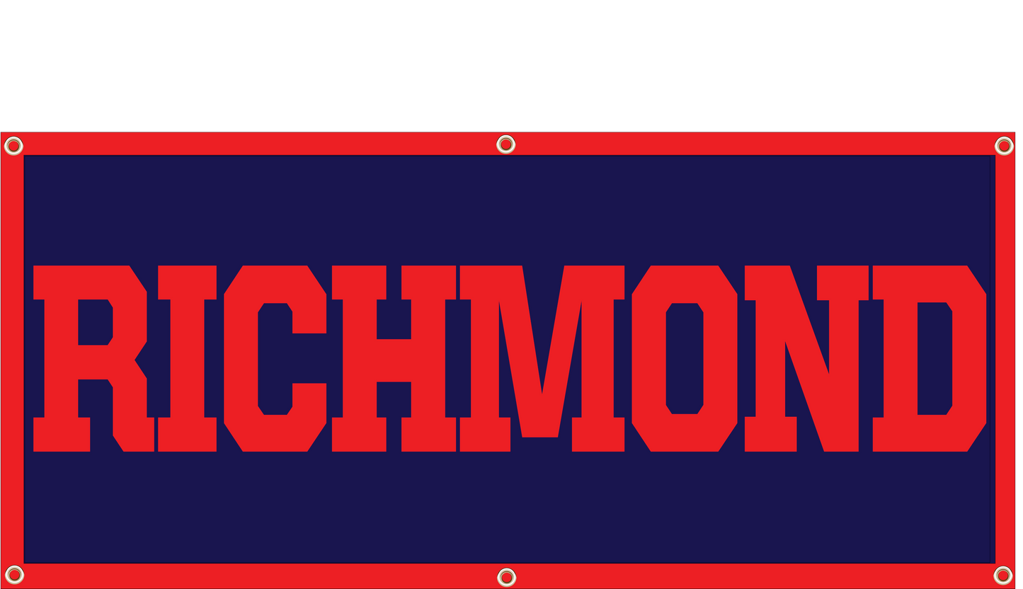 'RICHMOND' Wool Felt Banner