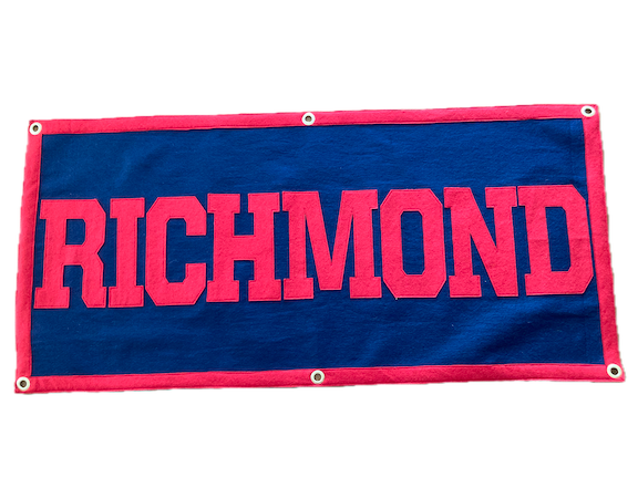 4-Sided Wool Felt Banner