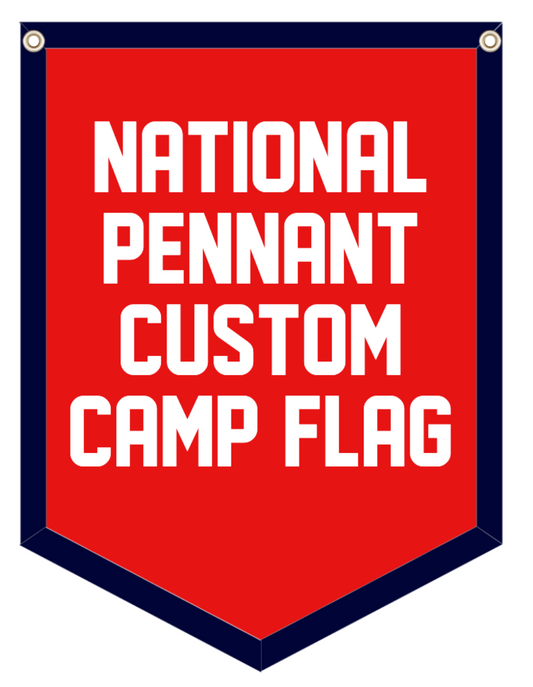Custom 5-Sided Wool Felt Camp Flag
