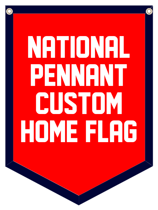 Custom 5-Sided Wool Felt Home Flag